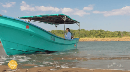 A Costa Rican Wedding - Phone in the Water (c) Hallmark